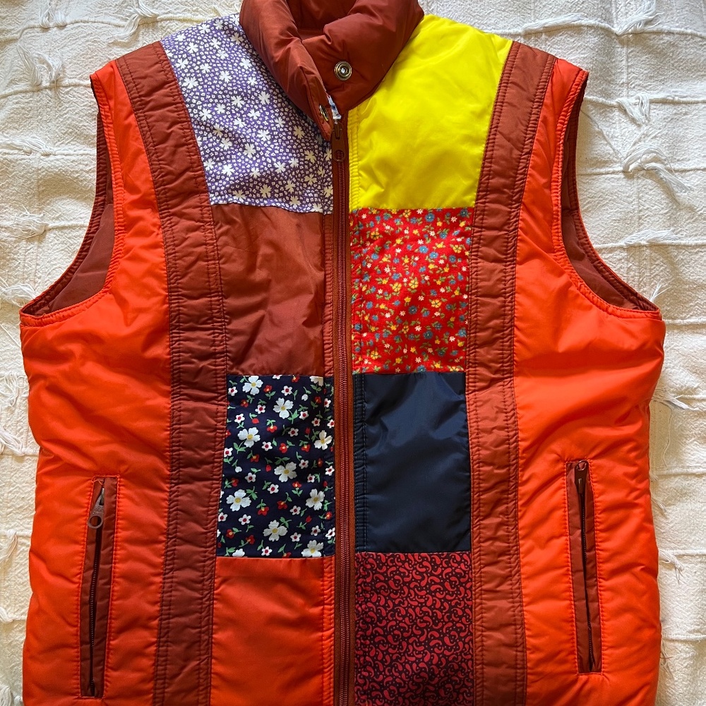 Vintage Alpine Down puffer vest size M